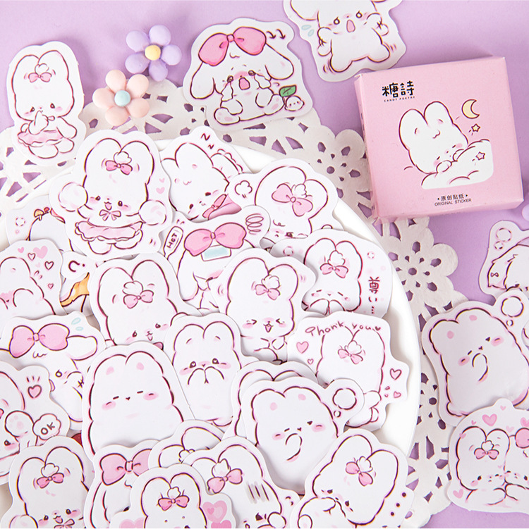 Planned Parenthood - 45 adet/kutu Sevimli tavşan günlük Kawaii