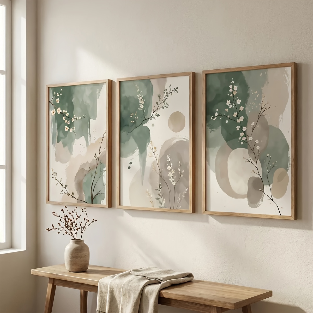 3 adet Japon Tarzı Bitki Tuval - Plant Parenting incelemesi ve fiyatı
