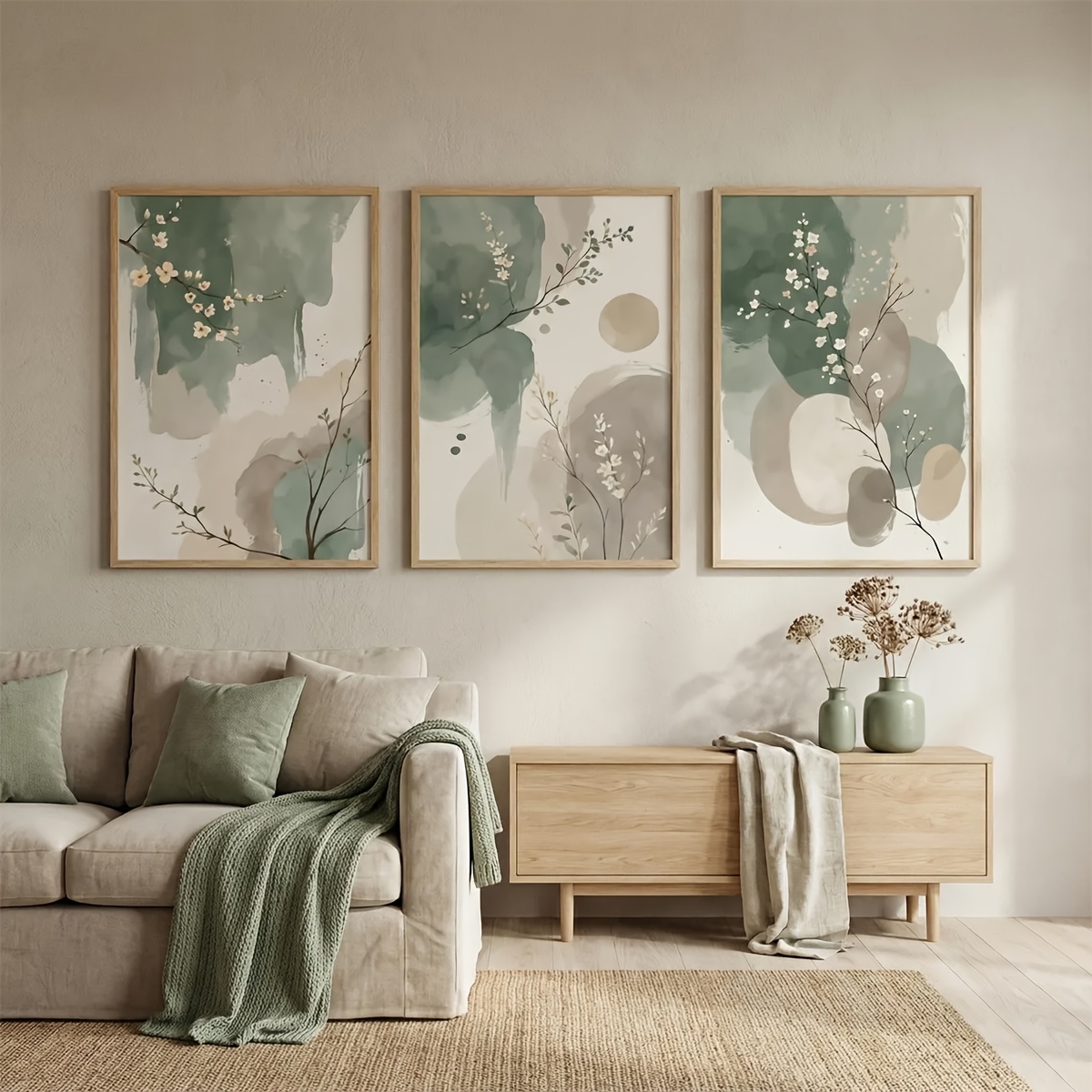 3 adet Japon Tarzı Bitki Tuval - Plant Parenting incelemesi ve fiyatı