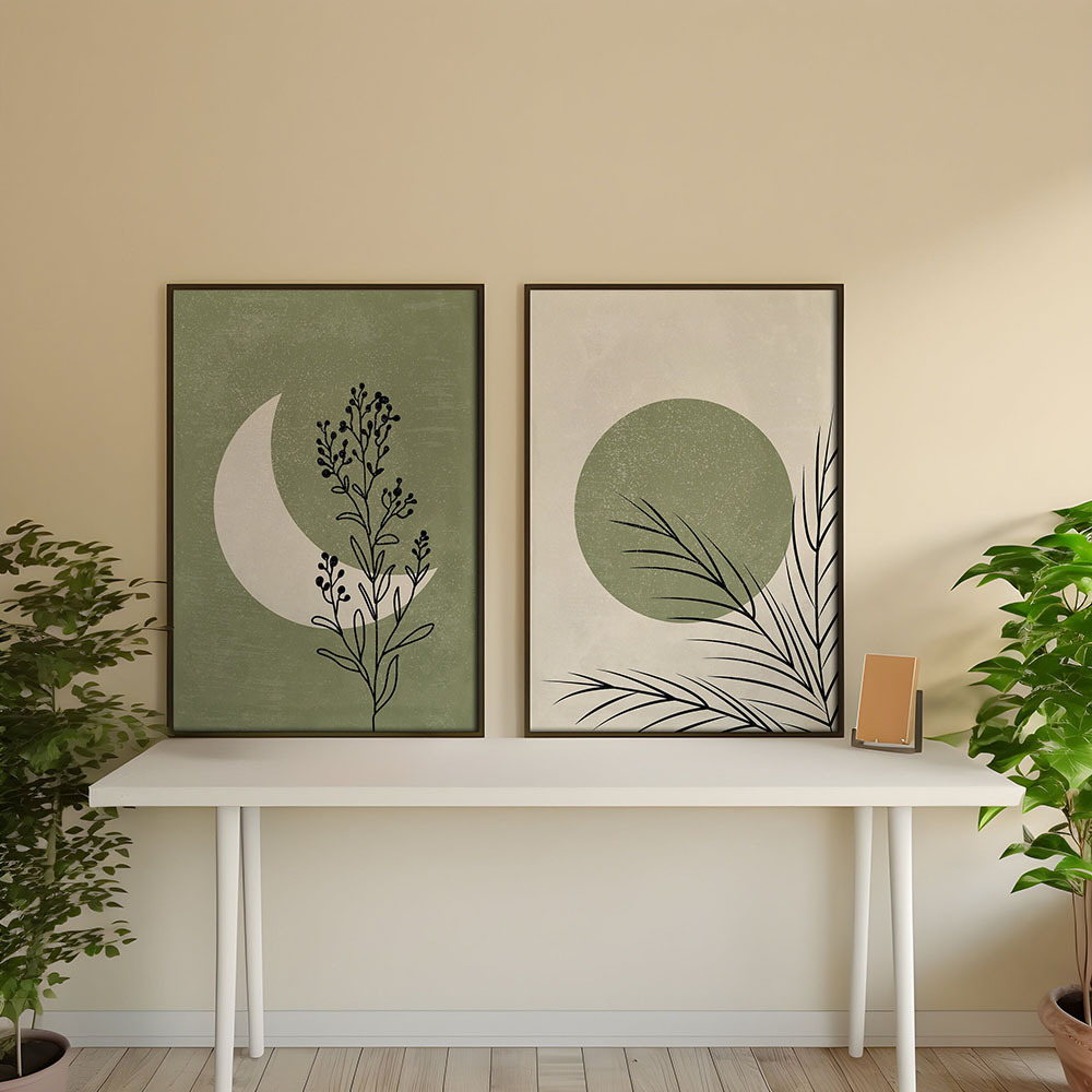 2 adet/takım Bohem Bitki Ay Gü - Plant Parenting incelemesi ve fiyatı