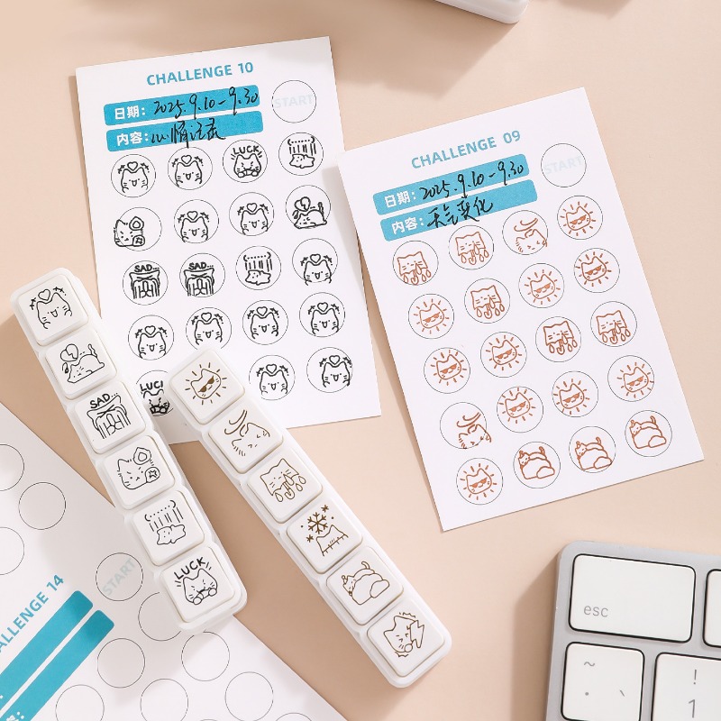 Sevimli Kedi Emoji Damgası Gün - Planned Parenthood incelemesi ve fiyatı